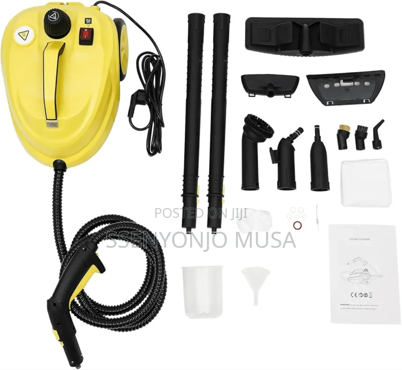 Steam Cleaner Pressure 1.8l Tank 2000w 5 Bar 320°F Multi-Purpose.