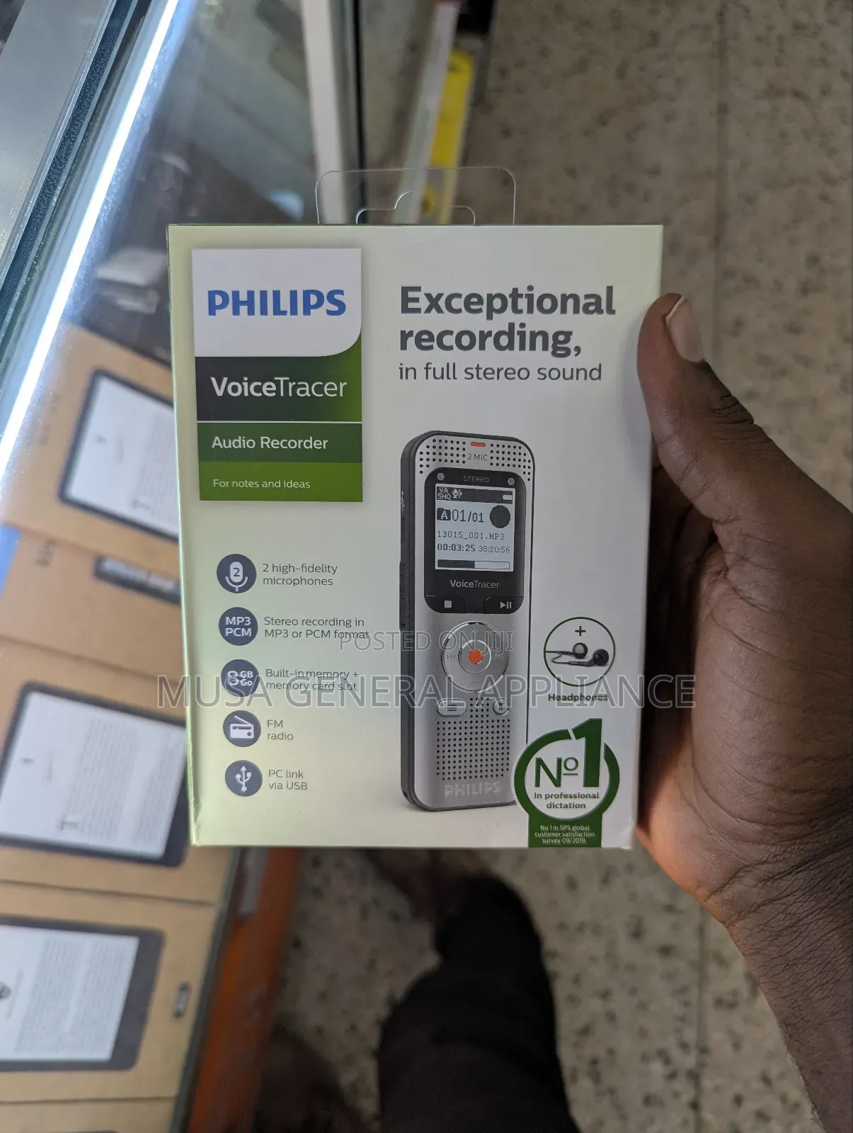 Phillip Voice Tracer Exceptional Sound Recorder We