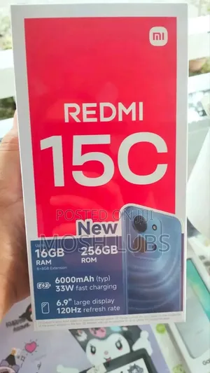 New Xiaomi Redmi 15C 4G 256 GB Orange