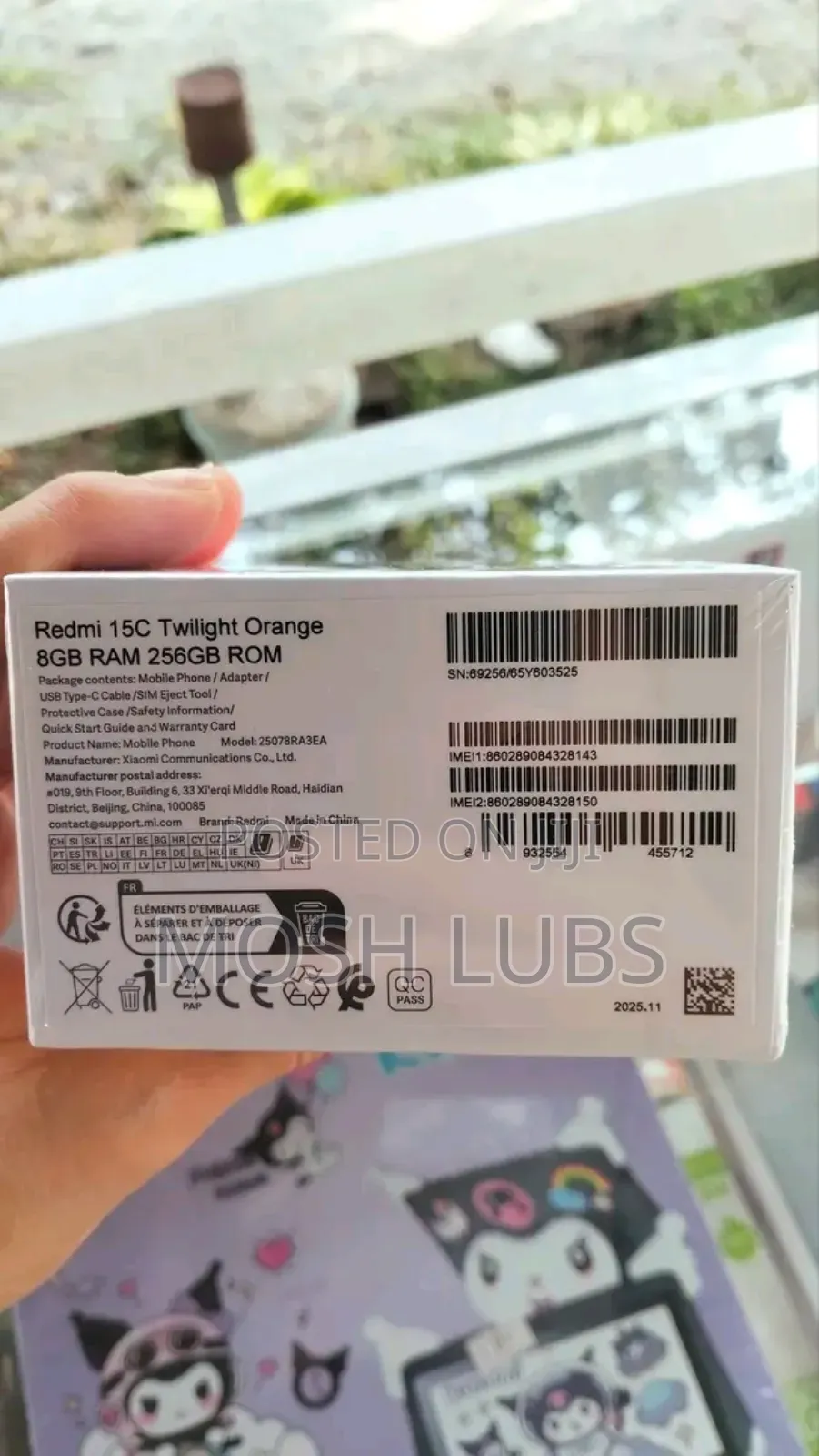 New Xiaomi Redmi 15C 4G 256 GB Orange