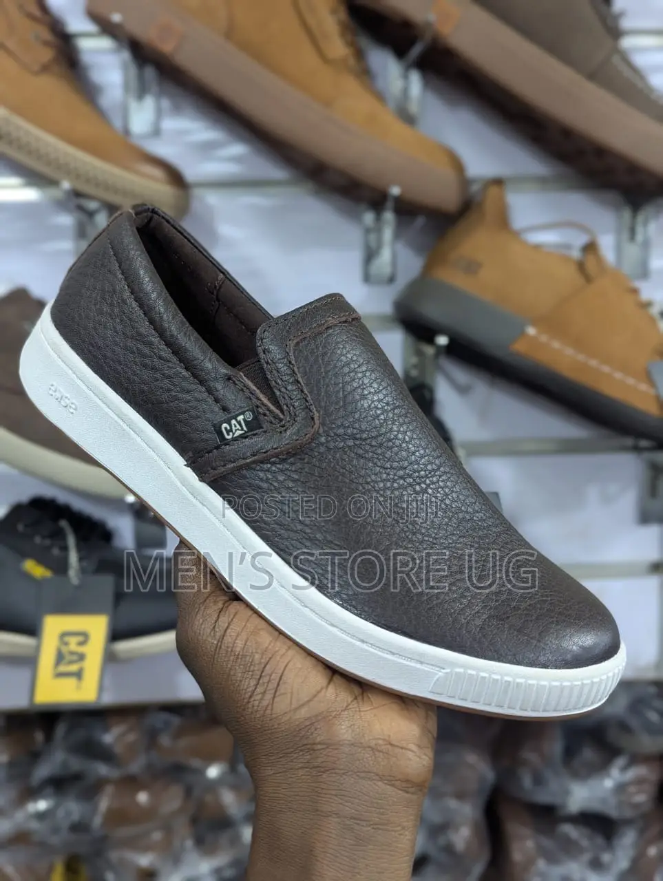 Caterpillar Genuine Leather Casual Premium Slip in Shoes