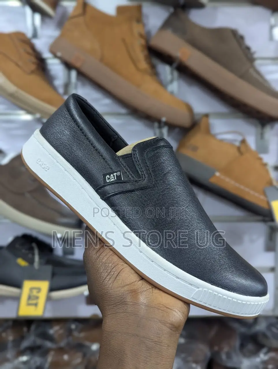Caterpillar Genuine Leather Casual Premium Slip in Shoes