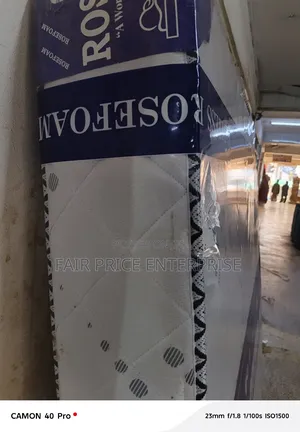 Rosefoam Mattress 6x6x8 Inches. High Density Smart Mattresses