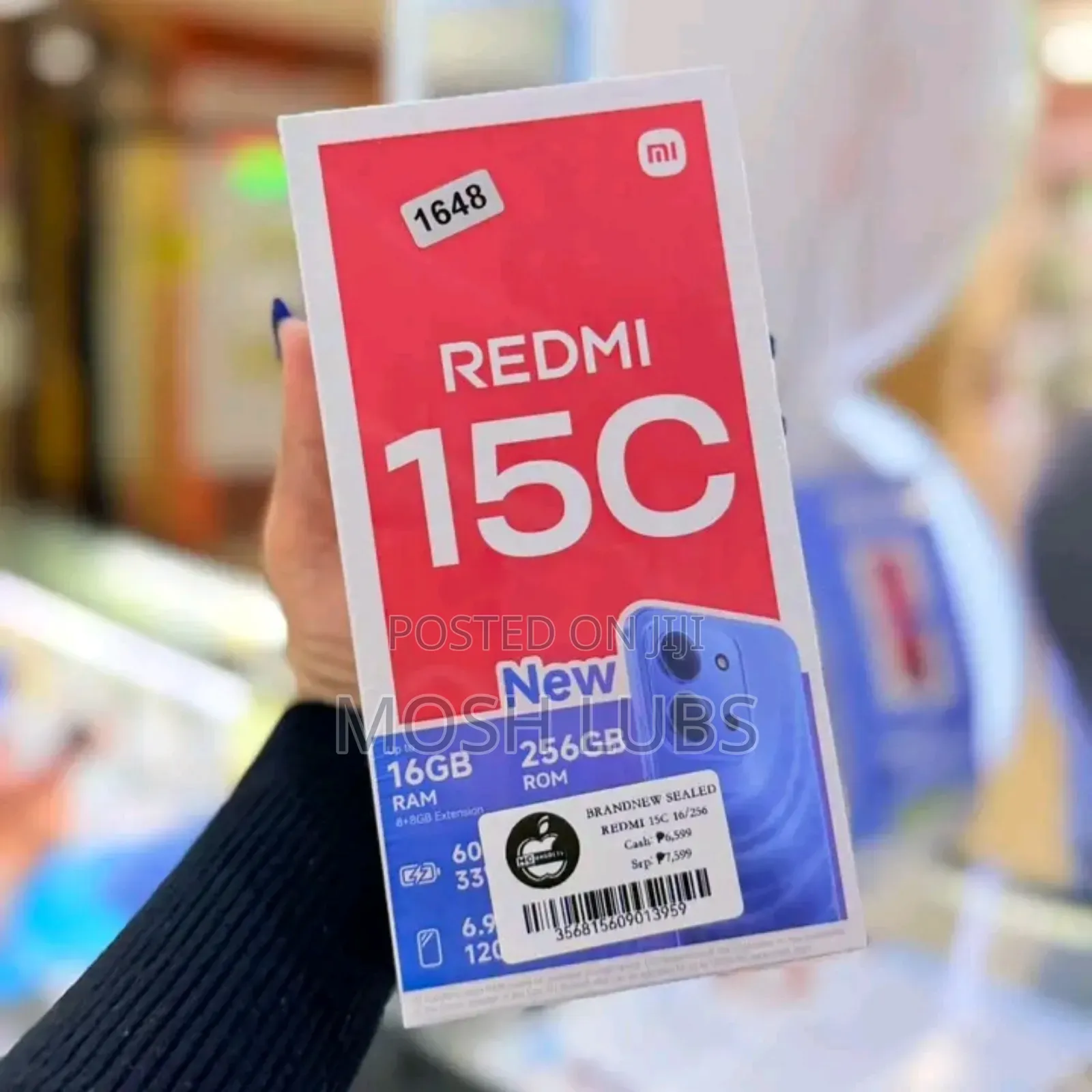 New Xiaomi Redmi 15C 4G 256 GB Black