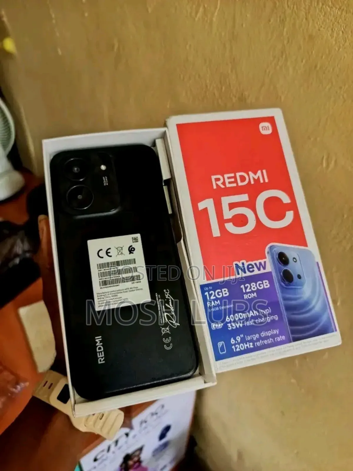 New Xiaomi Redmi 15C 4G 256 GB Black