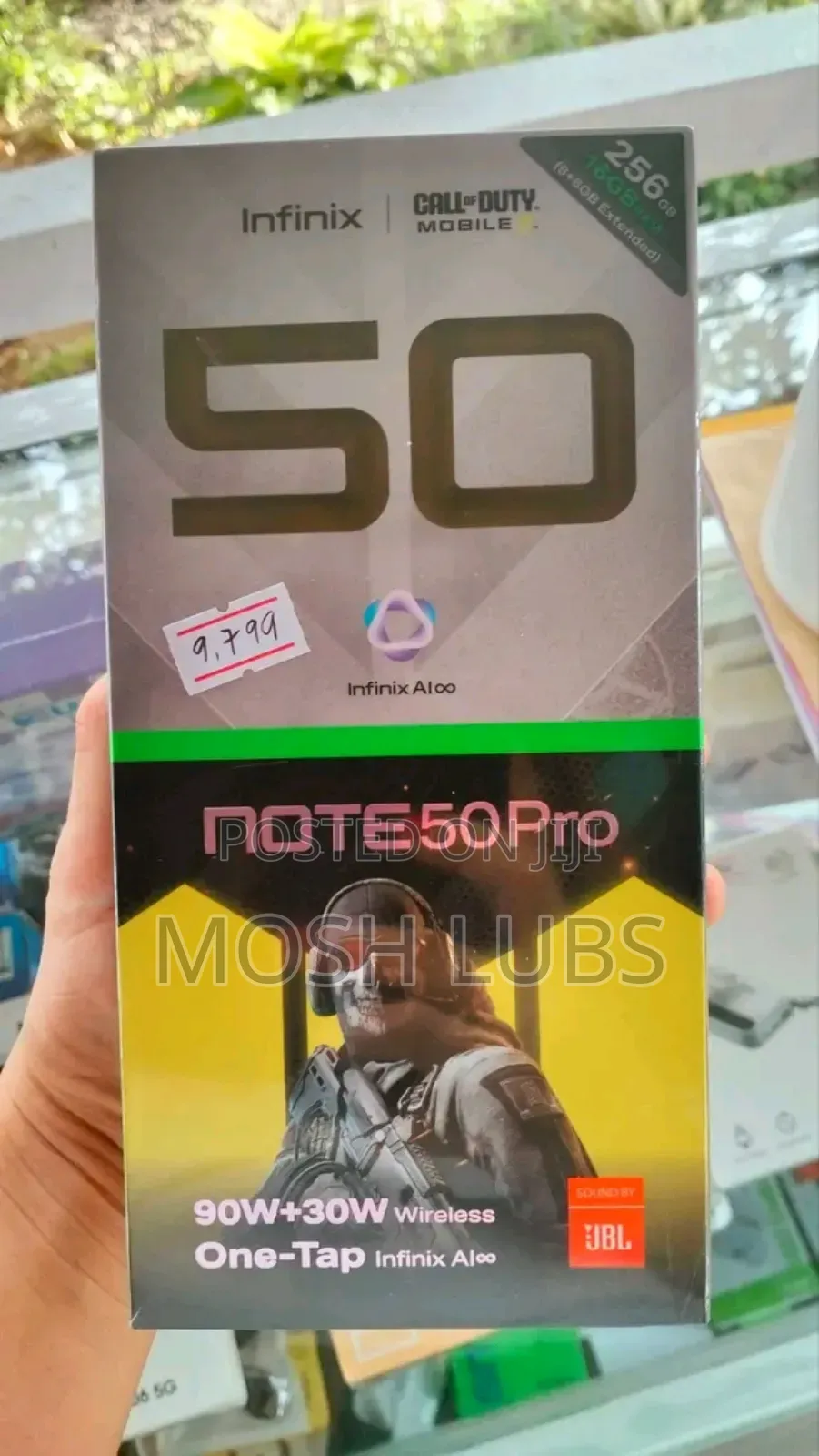 New Infinix Note 50 Pro 256 GB Black