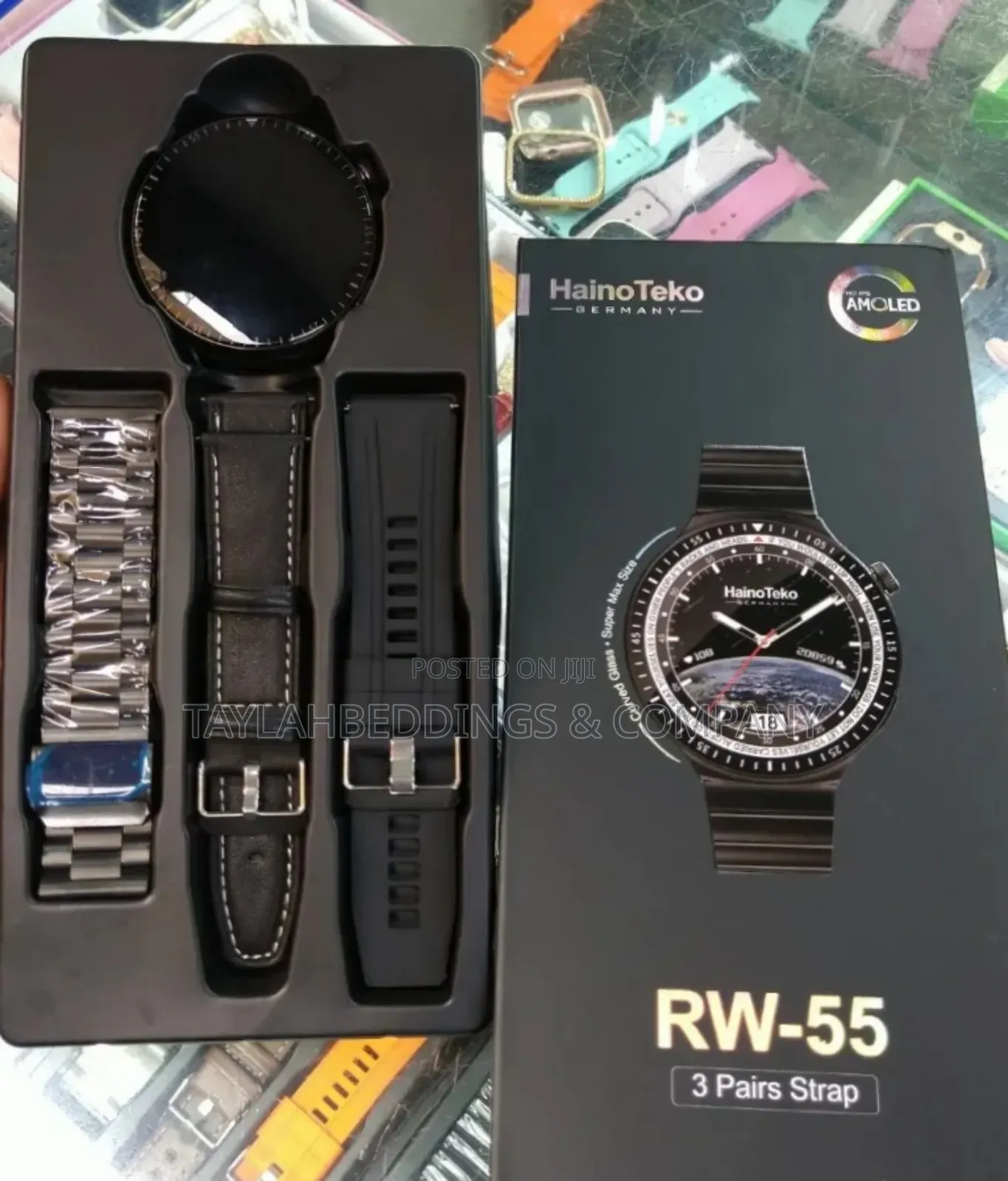 Hainoteko Rw-55 Amoled Smartwatch German Engineered, Fitness Tracker