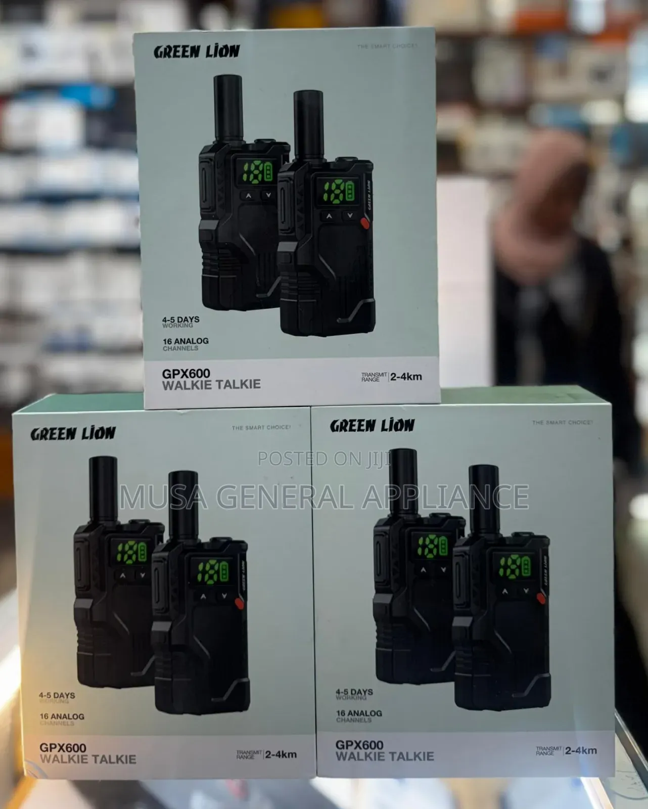 Gp*600 Walkie Talkies 4 to 6km Pair