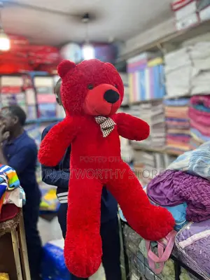 100cm Teddy Bear With Ribbon
