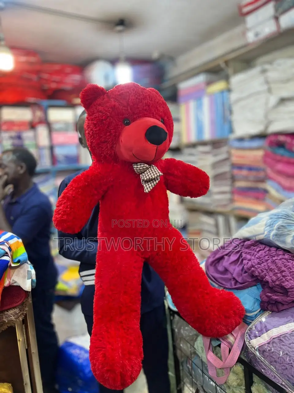 100cm Teddy Bear With Ribbon
