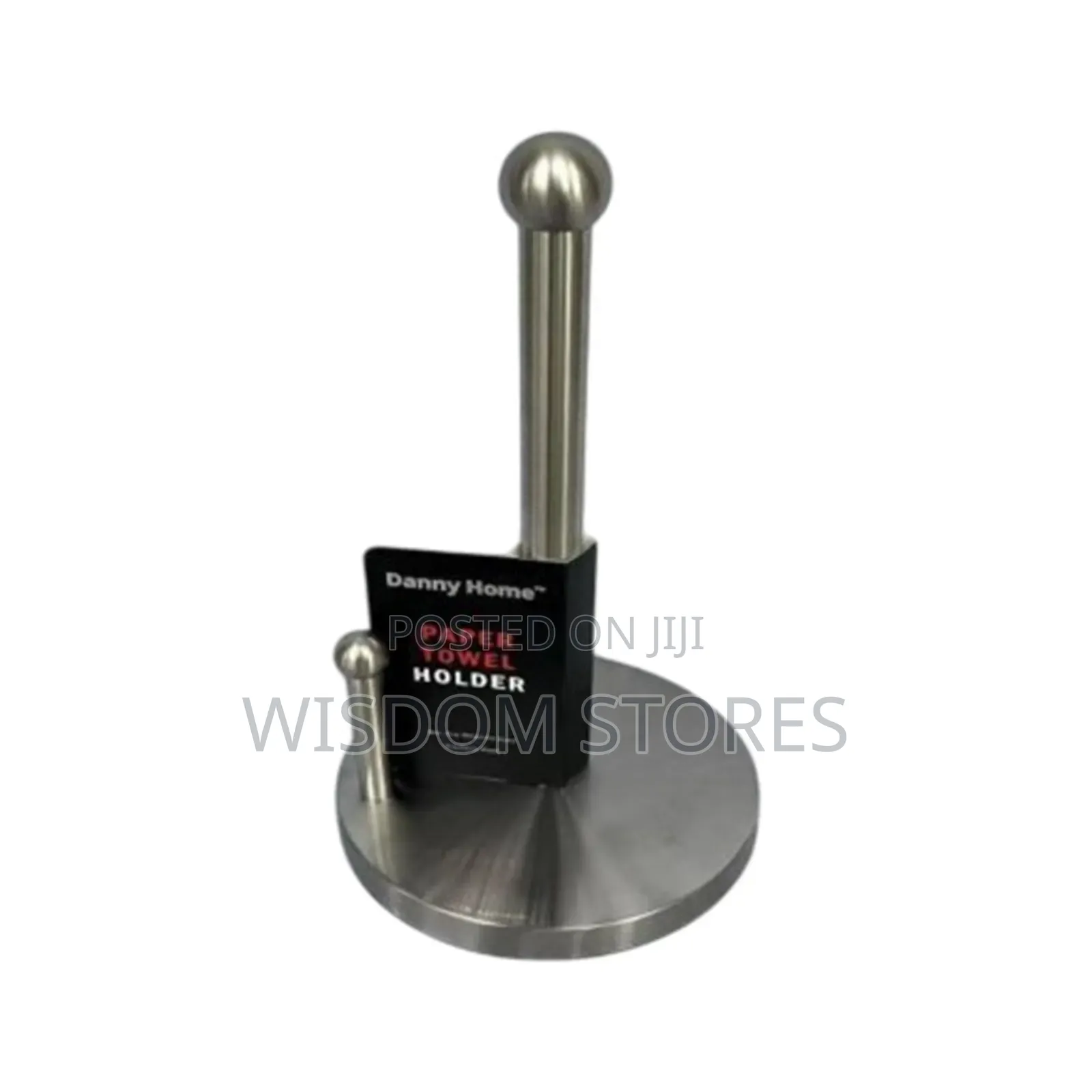 Danny Home Stainless Steel Paper Towel Holder-34cm-Silver