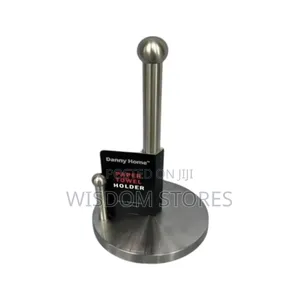 Danny Home Stainless Steel Paper Towel Holder-34cm-Silver