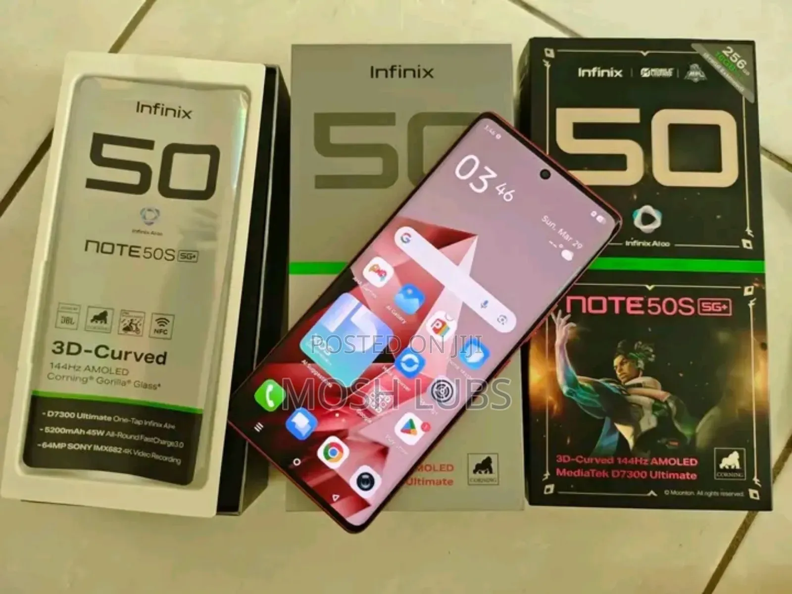 New Infinix Note 50s 256 GB Gray