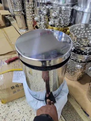 Peddle Stainless Steel Dustbins 8l