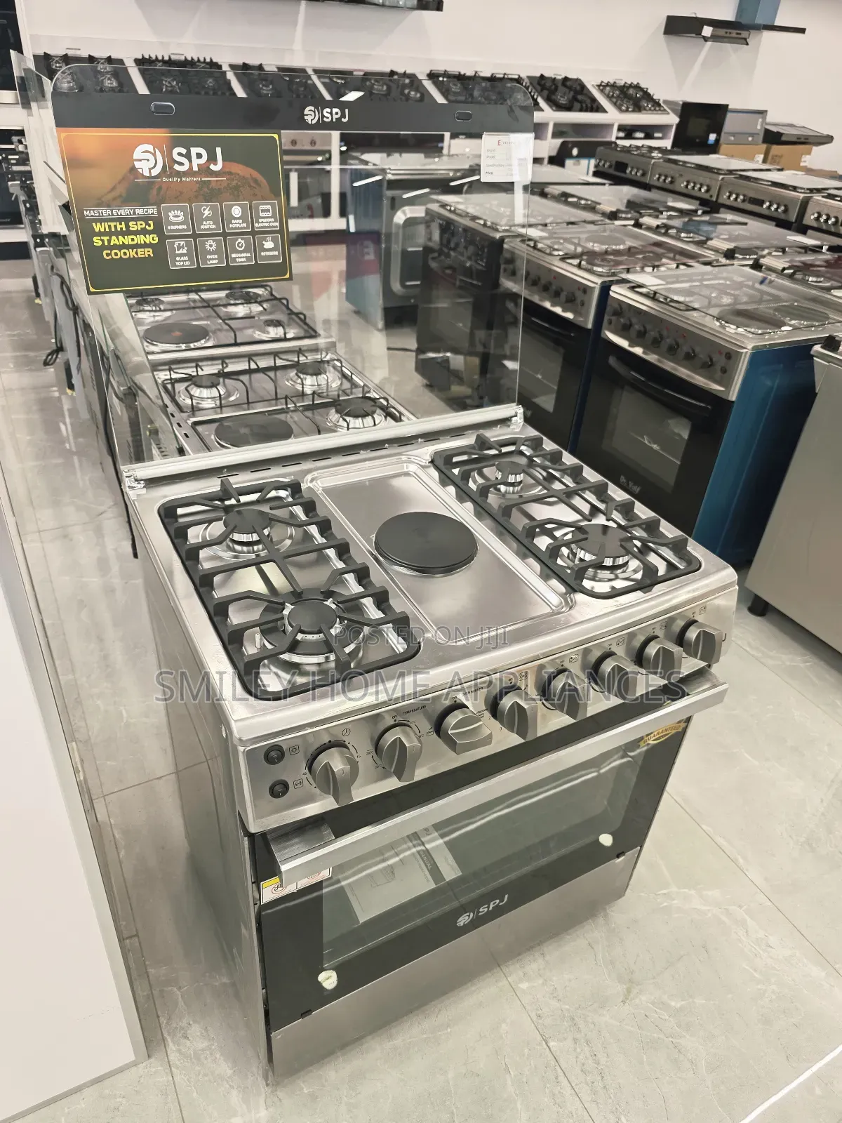 Brand New SPJ 80cm*60cm (4+1) Stainless Steel Electric Cooker Oven