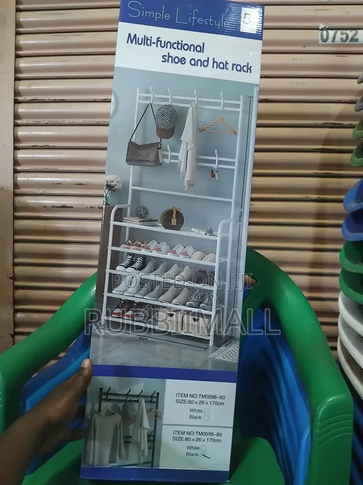 Multi Functional Shoe and Hat Rack