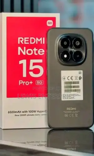 New Xiaomi Redmi Note 15 Pro+ 512 GB Black