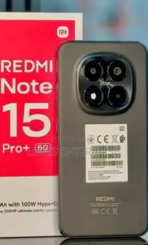 New Xiaomi Redmi Note 15 Pro+ 512 GB Black