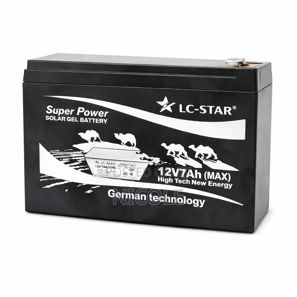 12v 7ah Solar Gel Battery – Durable Backup Power (Lc-Star)