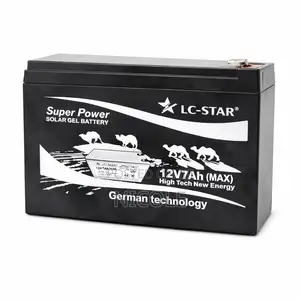 12v 7ah Solar Gel Battery – Durable Backup Power (Lc-Star)