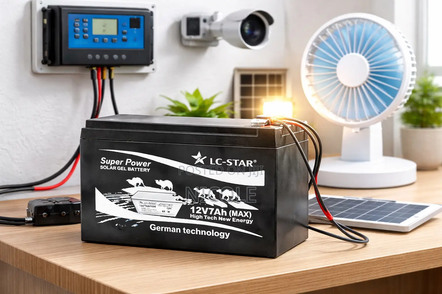12v 7ah Solar Gel Battery – Durable Backup Power (Lc-Star)