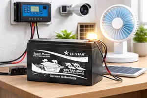 12v 7ah Solar Gel Battery – Durable Backup Power (Lc-Star)