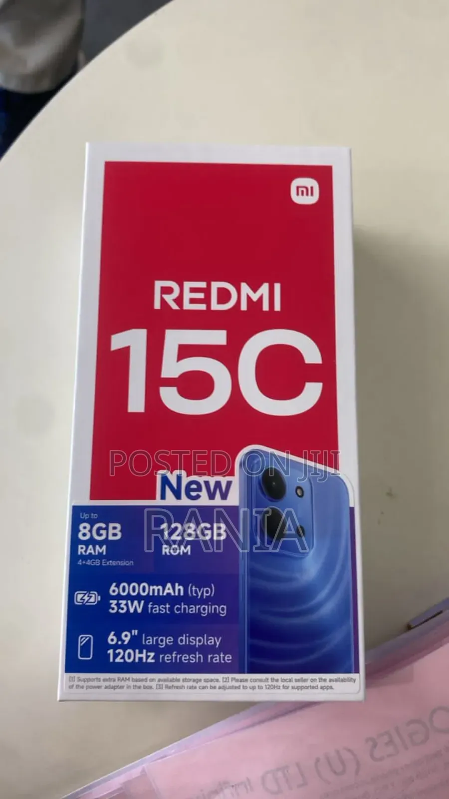 New Xiaomi Redmi 15C 4G 128 GB Blue