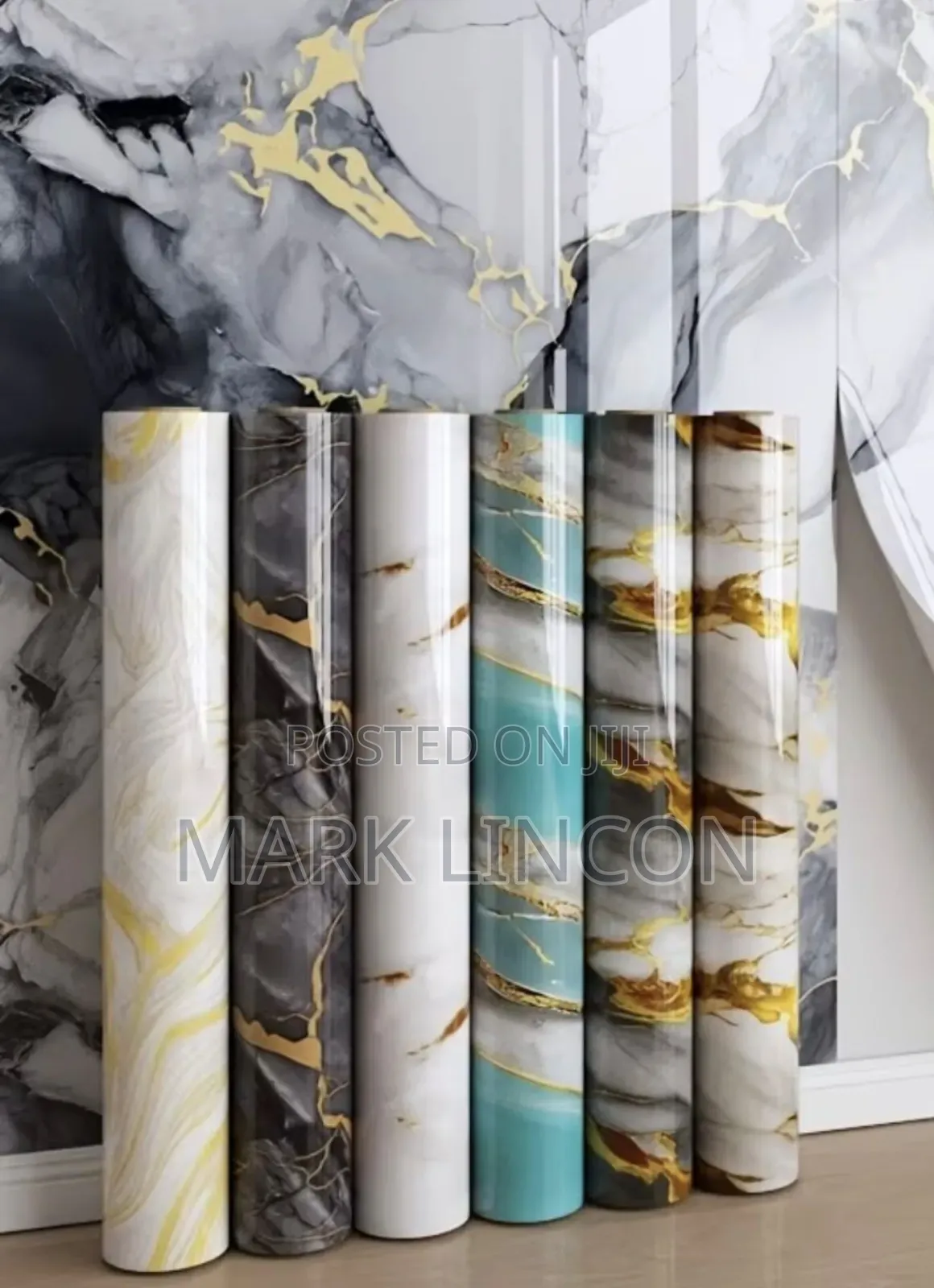 Self- Adhesive Marble - Patterned Wall Paper/ Uv Marble Sheets