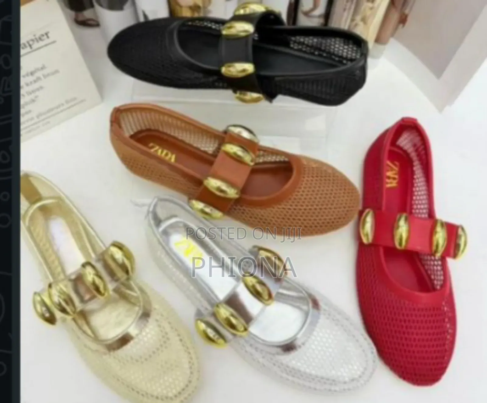 Netted Shoe Pumps