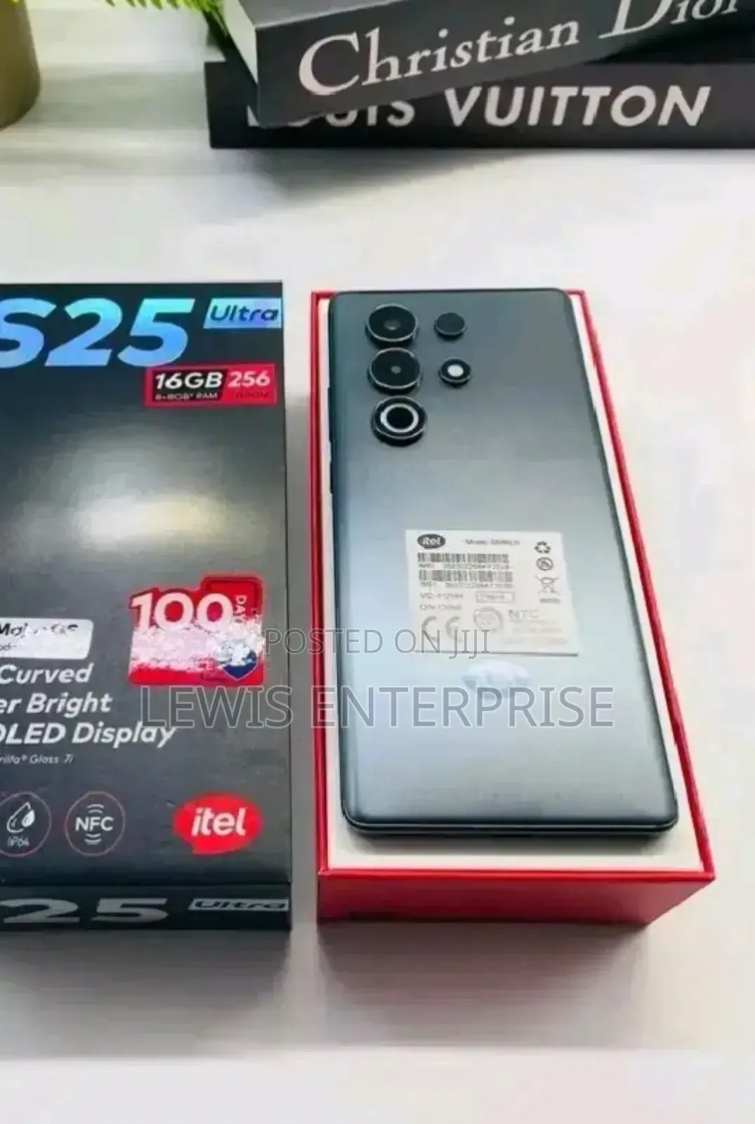 New Itel S25 Ultra 256 GB Black