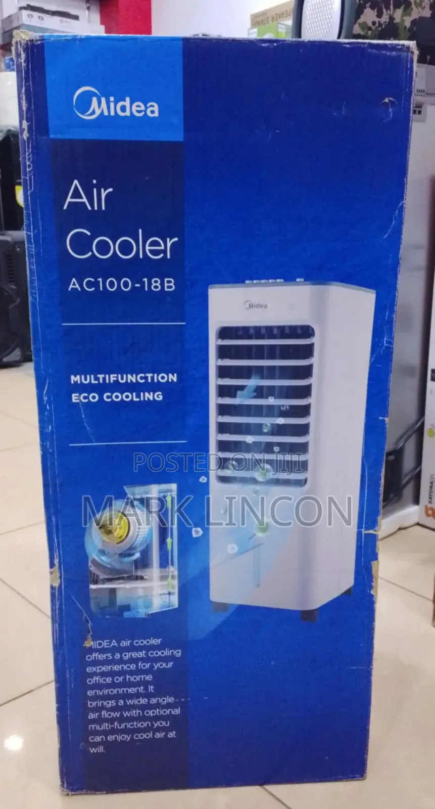 Midea Air Cooler, Model Ac100 -18b