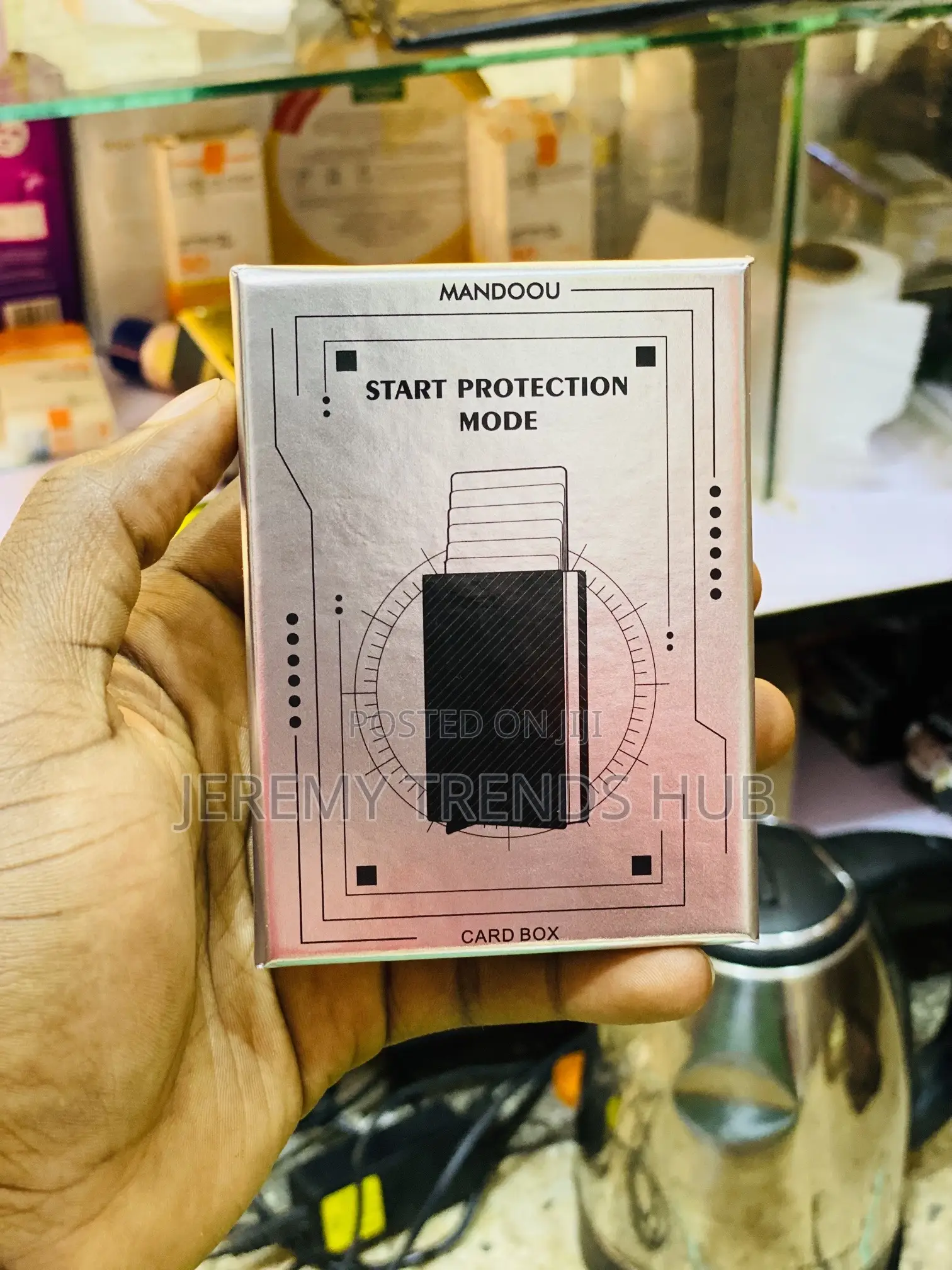 Mandoou Branded Metal Card Holder