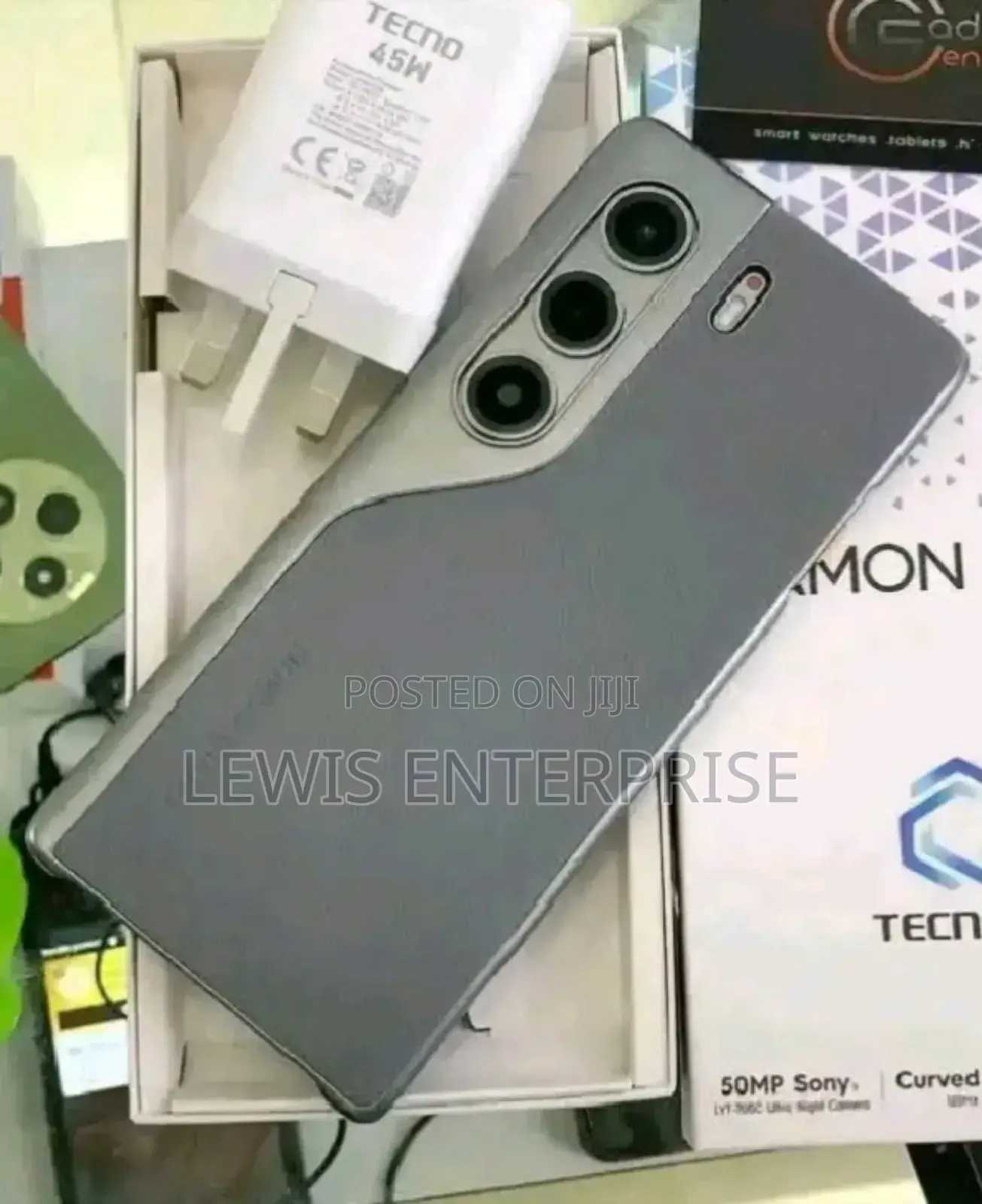 New Tecno Camon 40 Pro 4G 256 GB Black