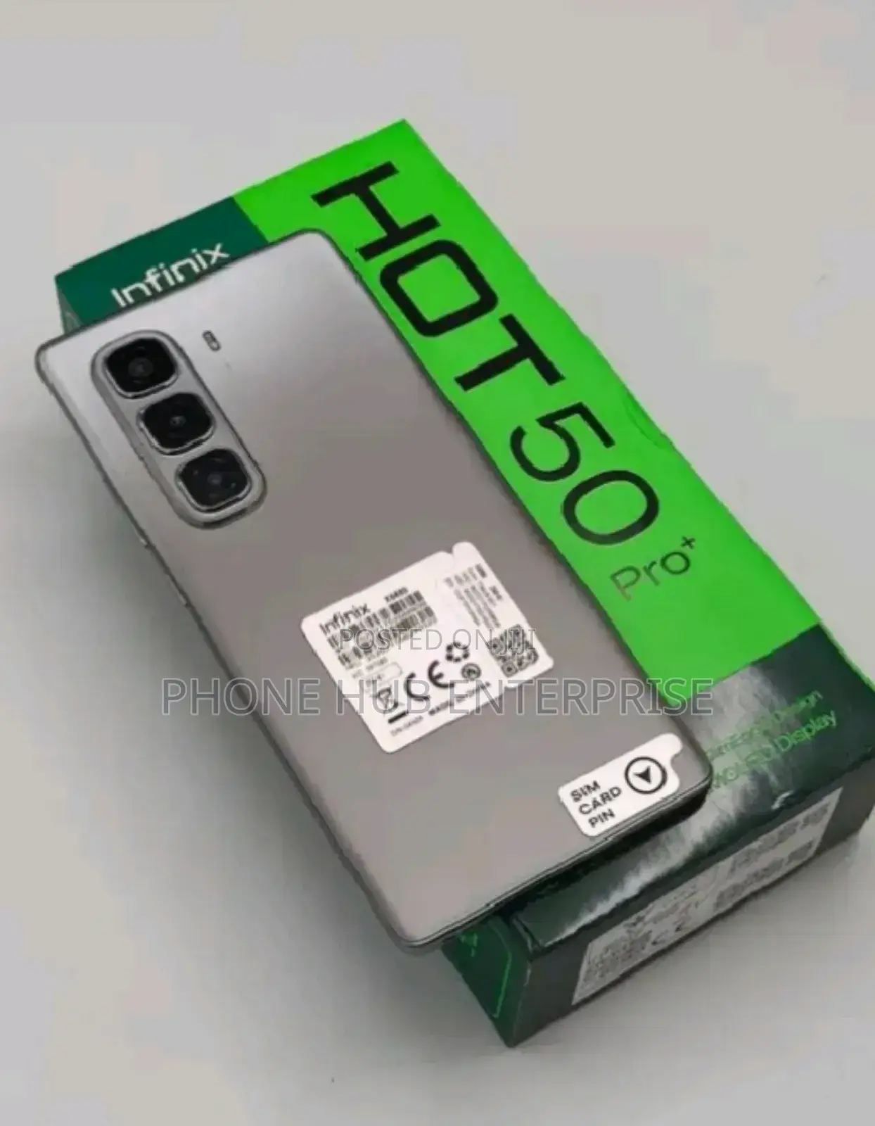 New Infinix Hot 50 Pro+ 4G 256 GB Silver