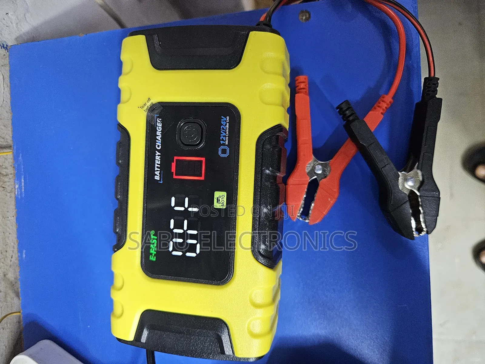 12v/24v Battery Charger- Automatic Car Solar Charger _repair Mode