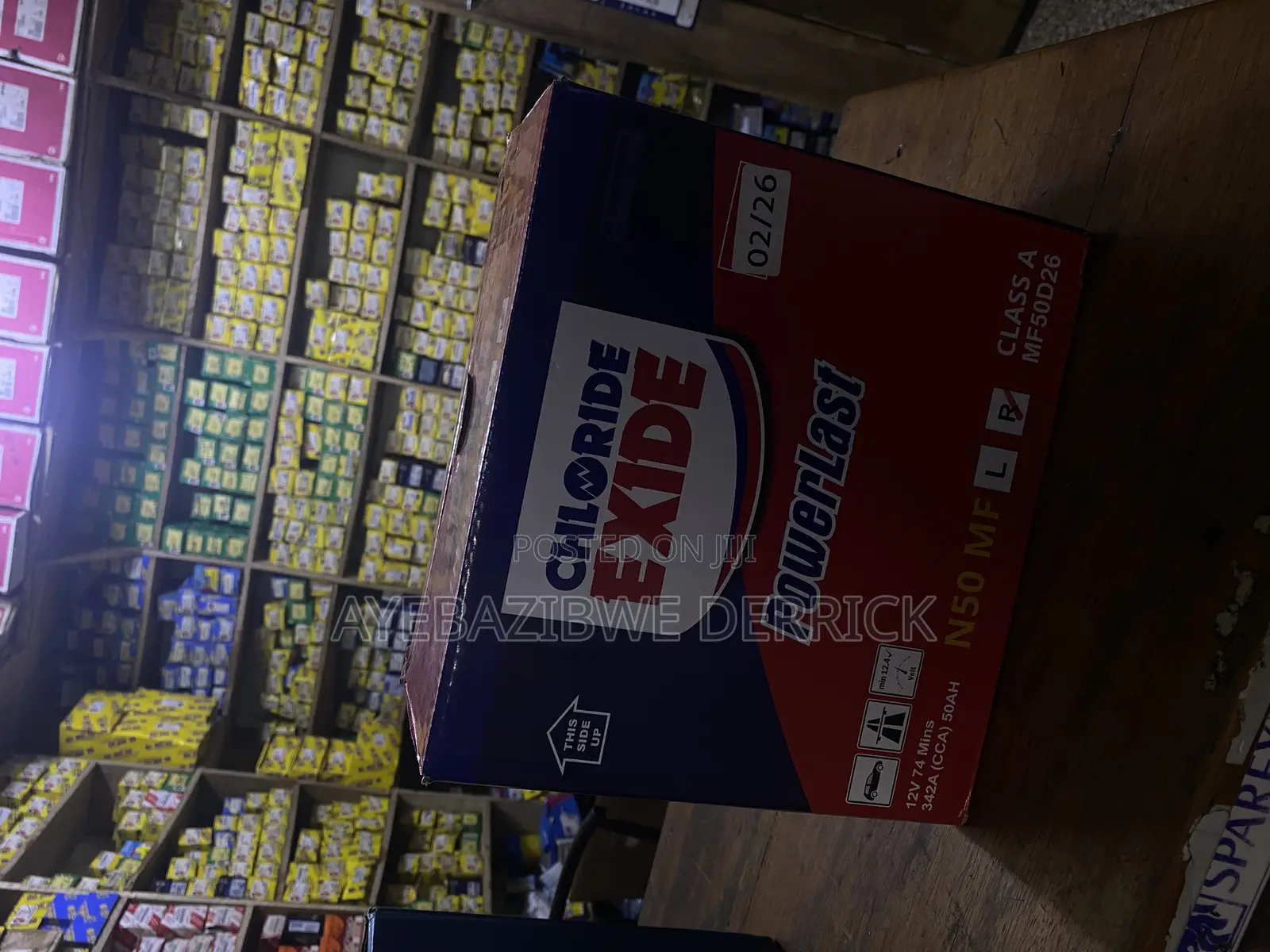 N50 Battery Chloride Exide Powerlast