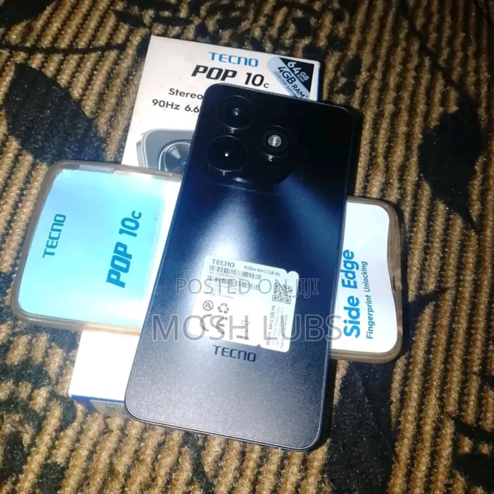 New Tecno Pop 10C 64 GB Black