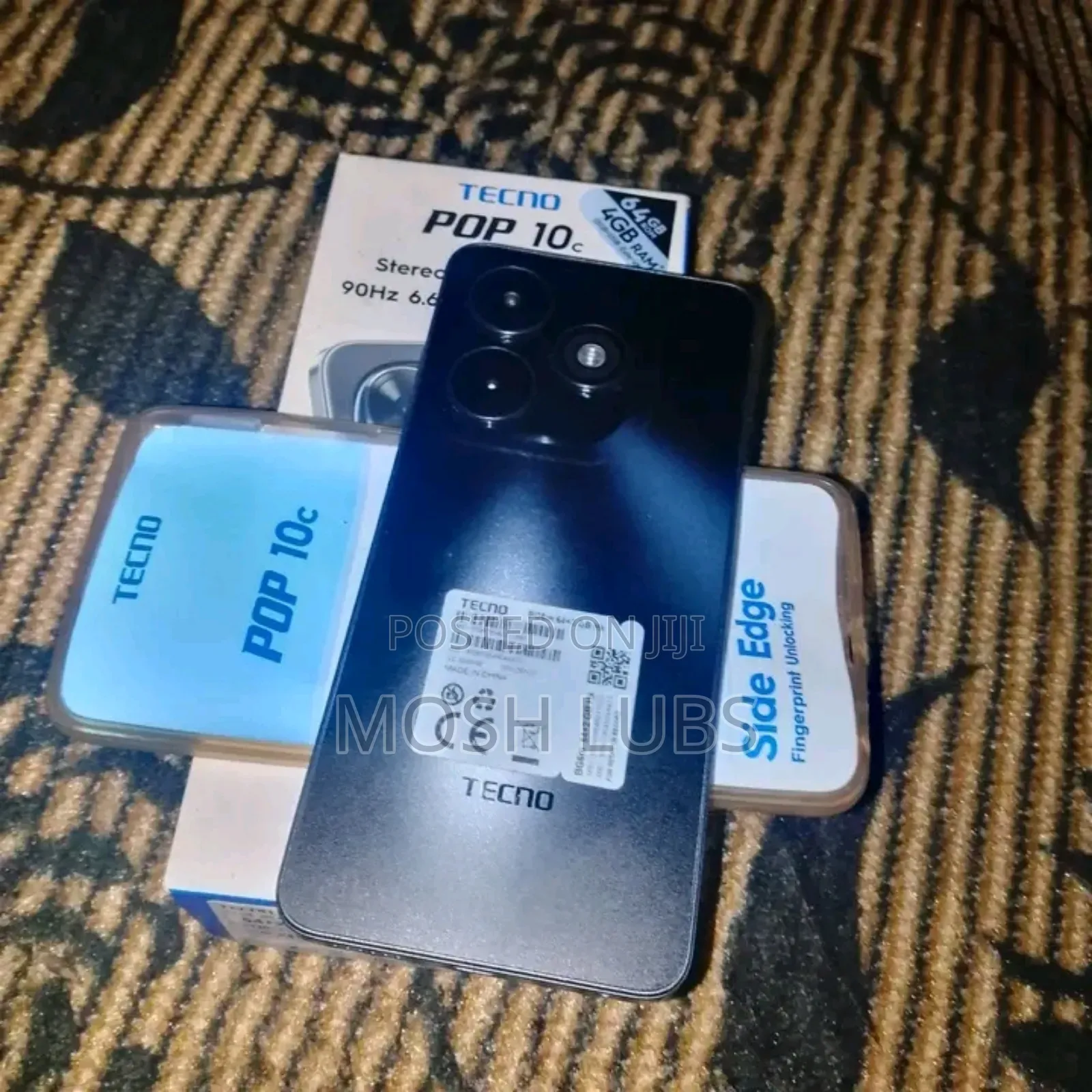 New Tecno Pop 10C 64 GB Black