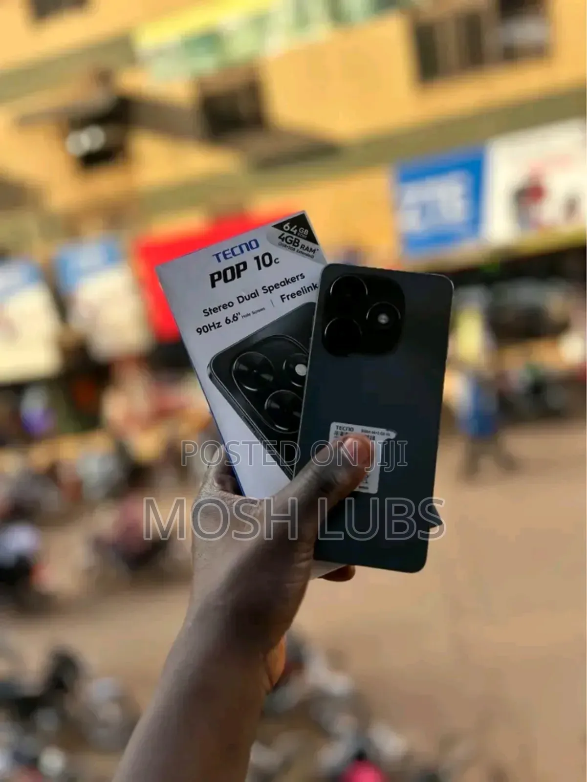 New Tecno Pop 10C 64 GB Gray