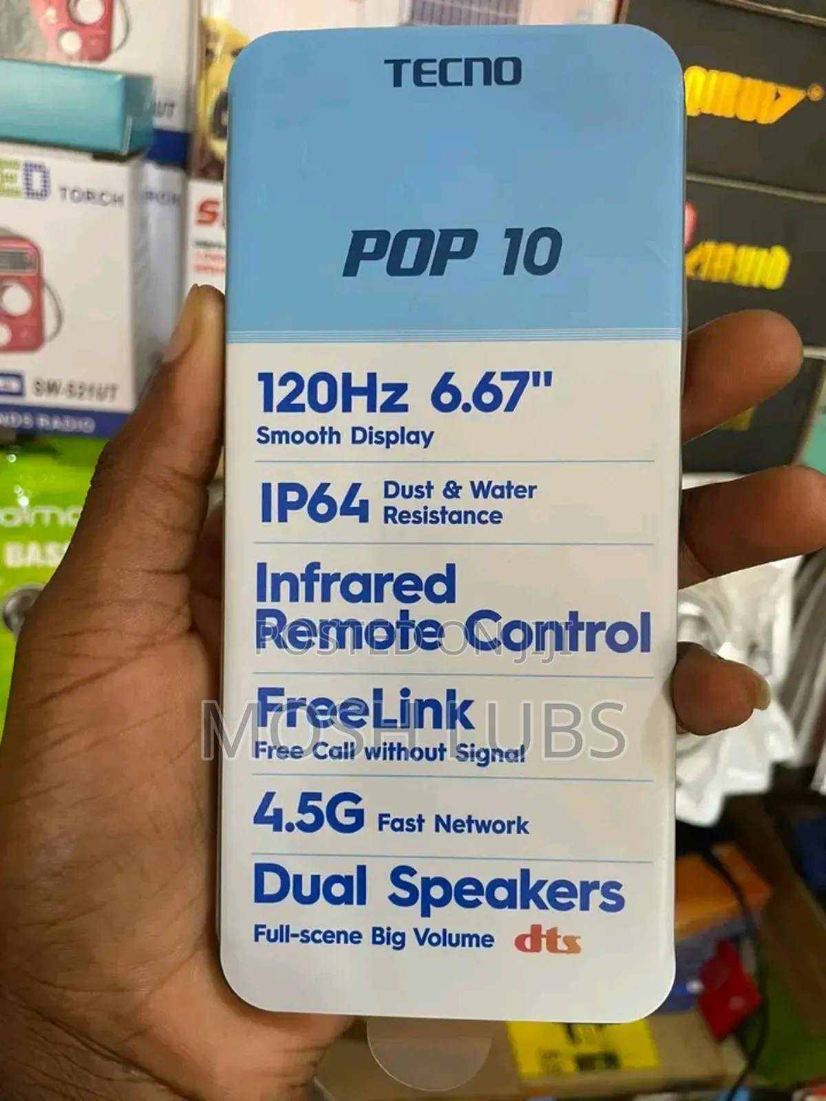 New Tecno Pop 10 64 GB Black