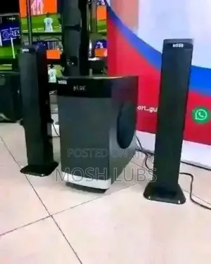 Home Theater System With a Bass 4 Mini Speakers