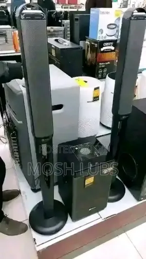 Home Theater System With a Bass 4 Mini Speakers