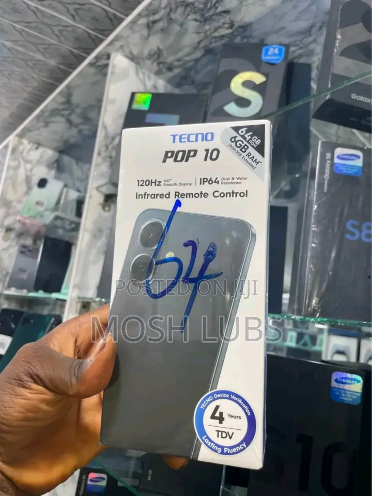 New Tecno Pop 10 64 GB Silver