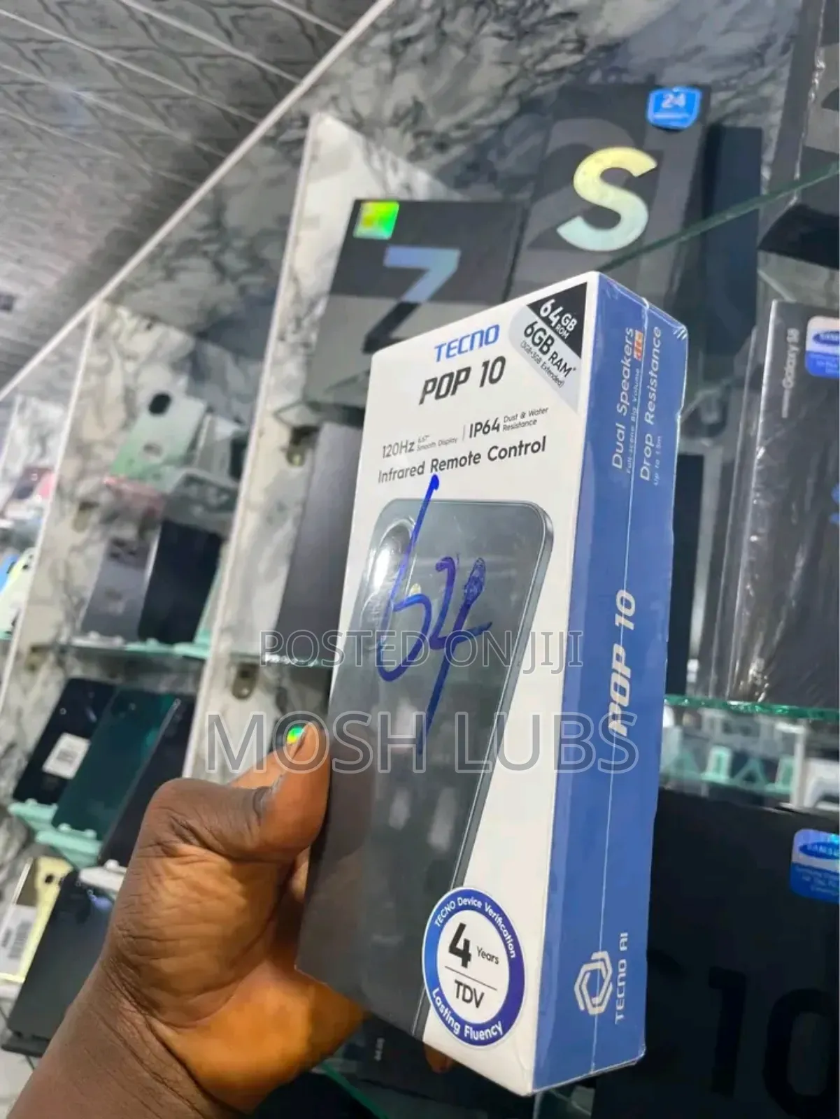 New Tecno Pop 10 64 GB Silver