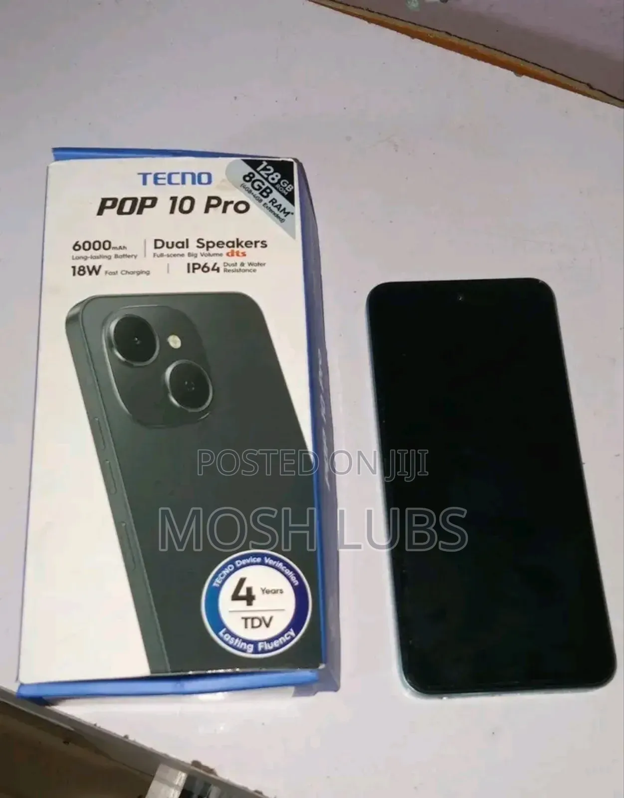 New Tecno Pop 10 Pro 128 GB Gray