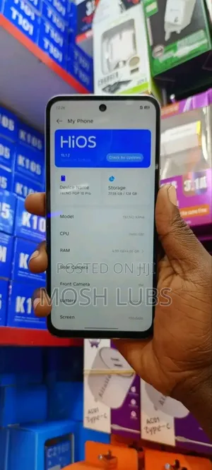 New Tecno Pop 10 Pro 128 GB Gray