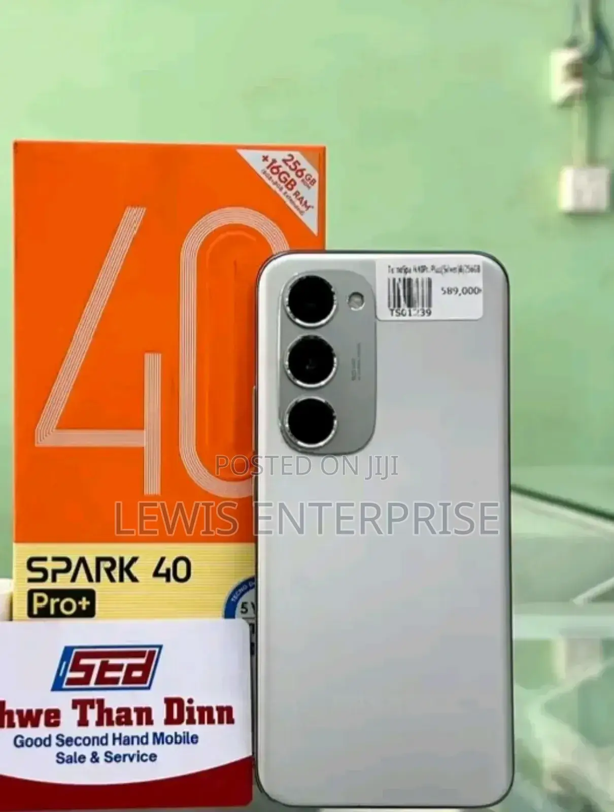 New Tecno Spark 40 Pro+ 256 GB Gray