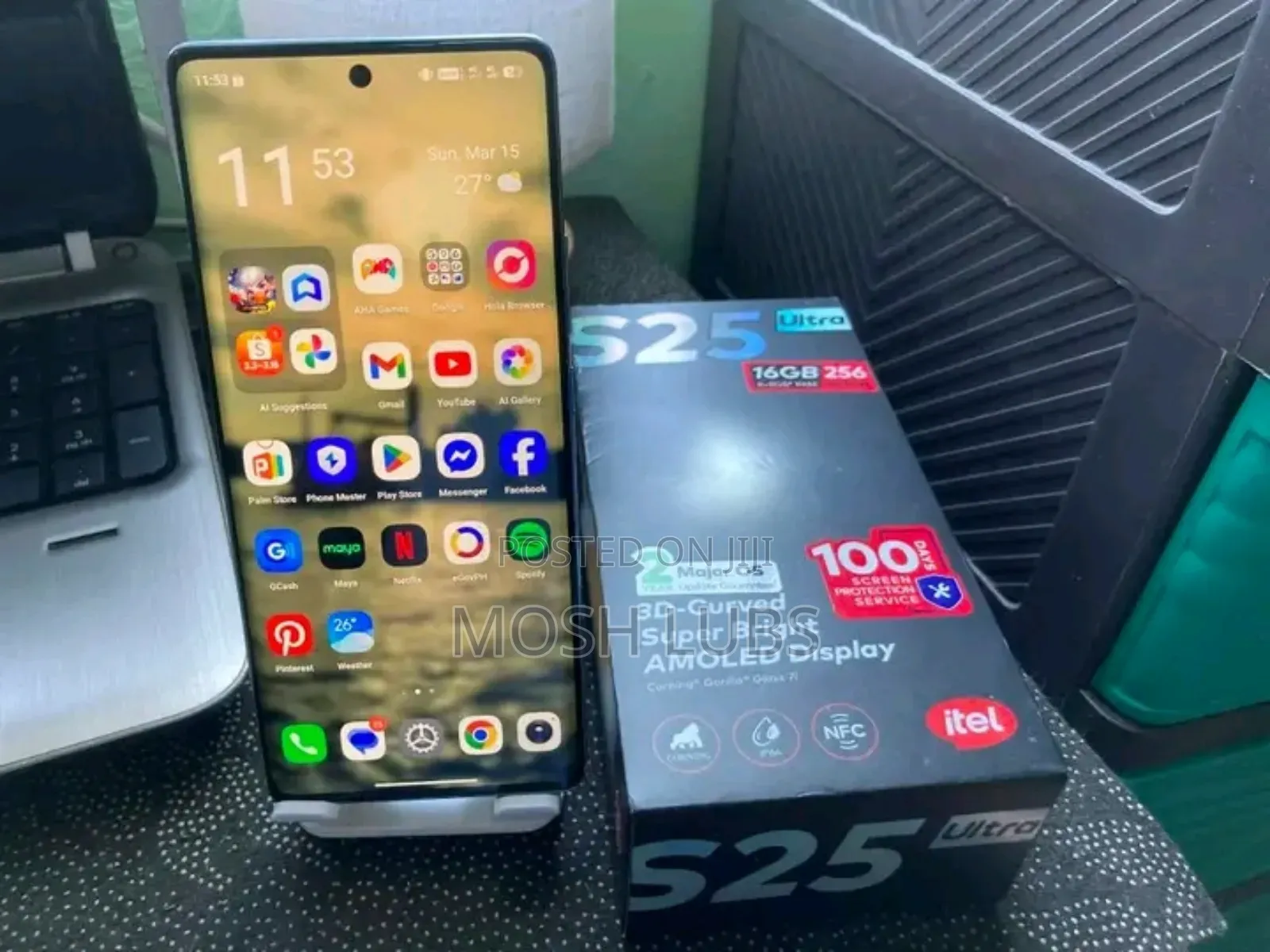 New Itel S25 Ultra 256 GB Blue
