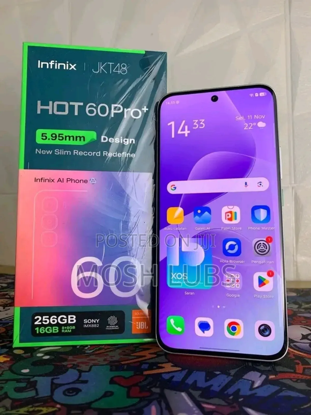 New Infinix Hot 60 Pro+ 128 GB Gray