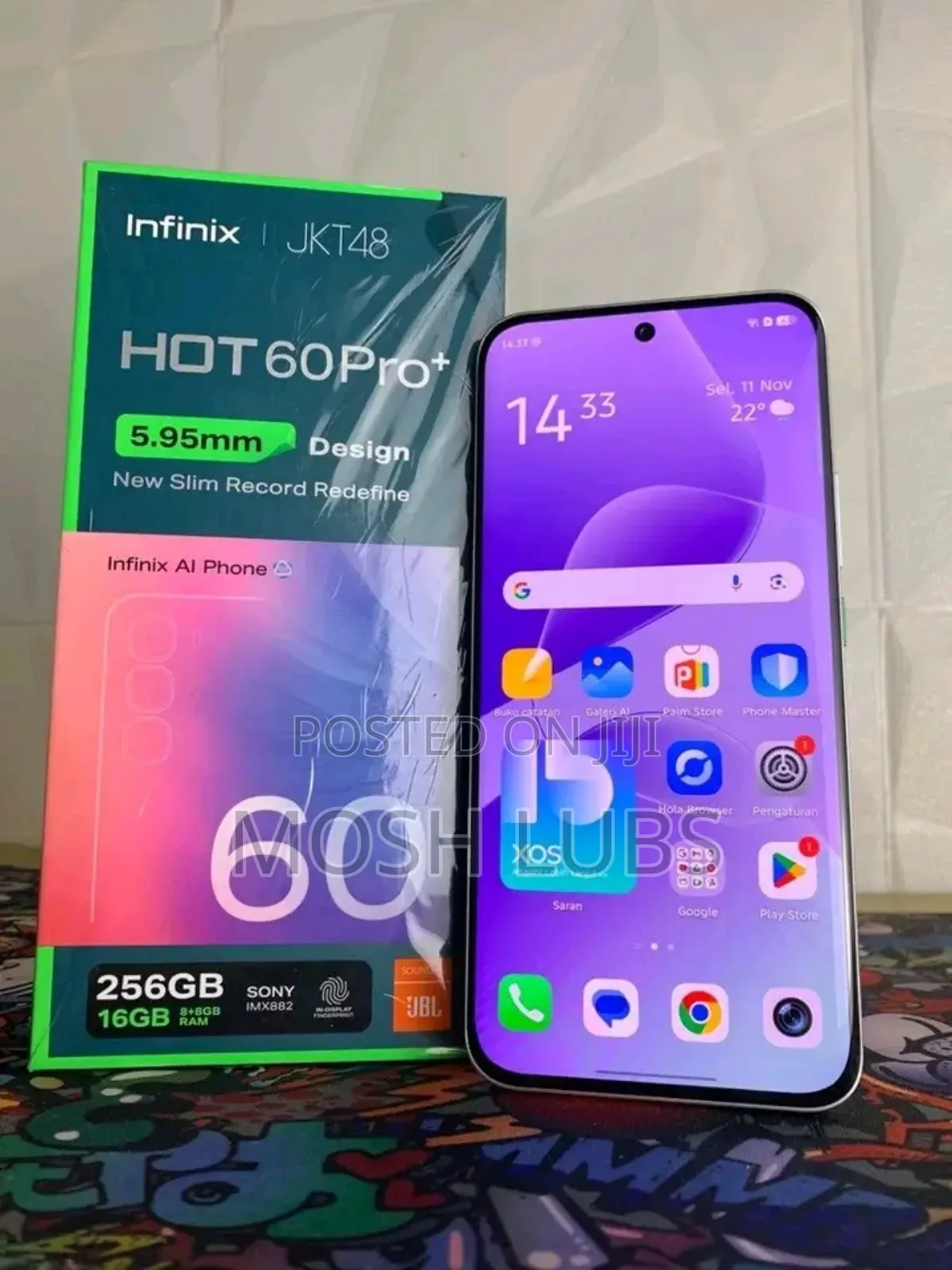 New Infinix Hot 60 Pro+ 128 GB Gray